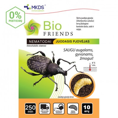 Nematodai PRO JUODOJO PJOVĖJO lervoms (H. downesi) 250mln./10 a